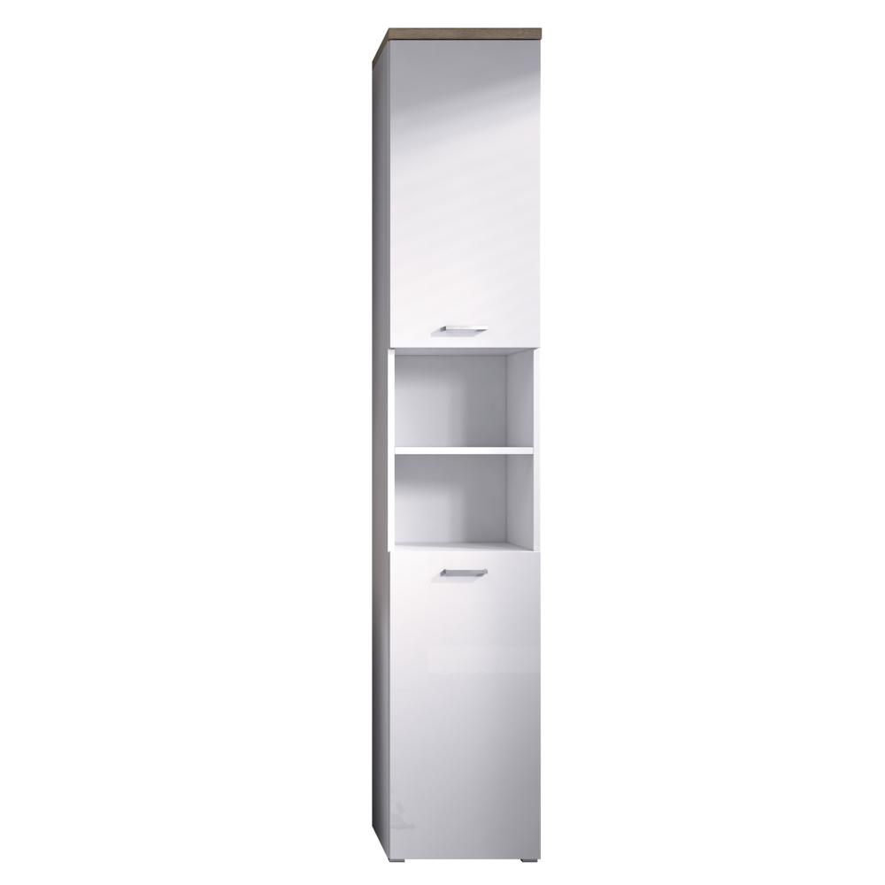 Hochschrank Prag weiß 35 cm Bild 1