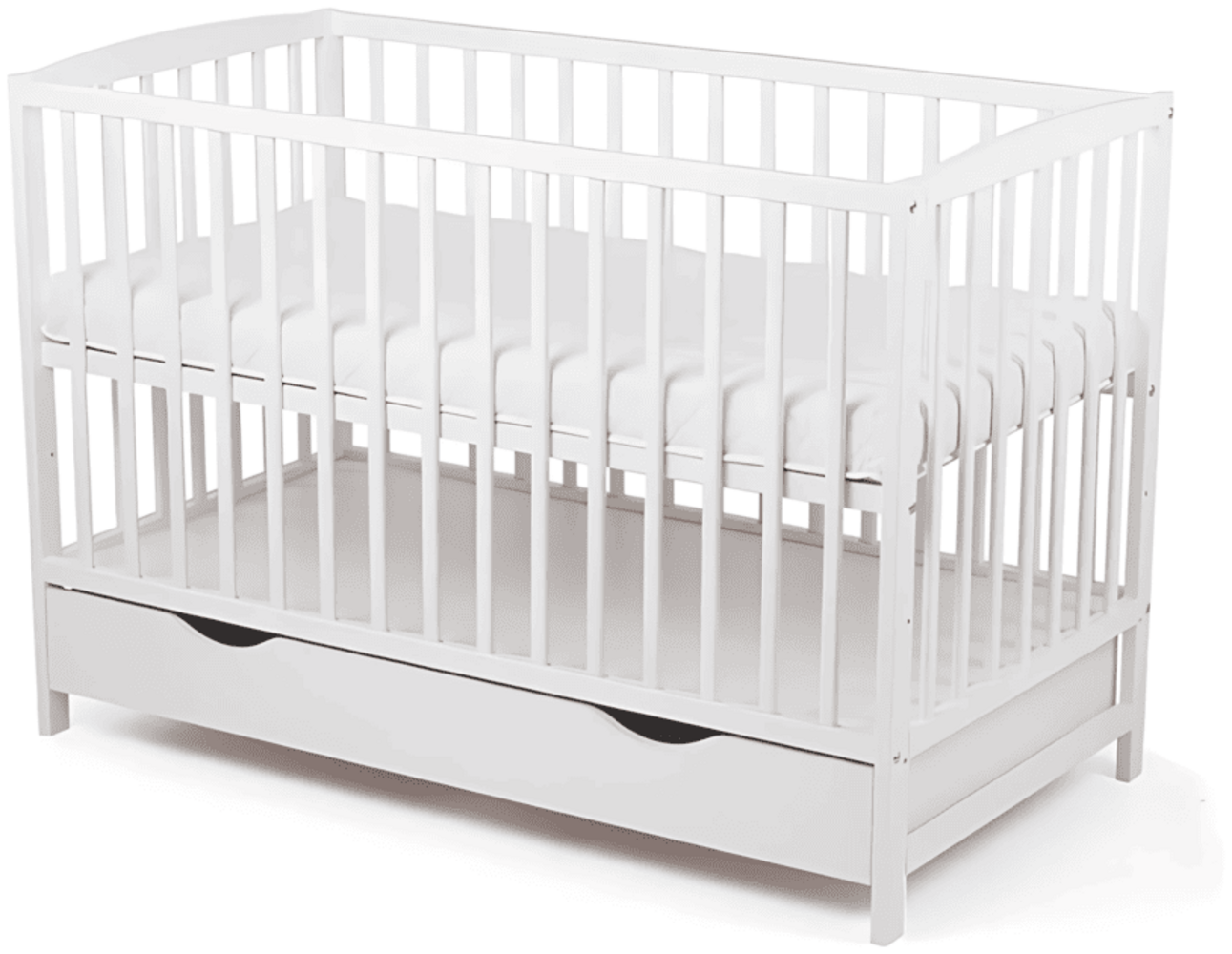 Marko Babybett Kinderbett weiß mit Schublade Bild 1