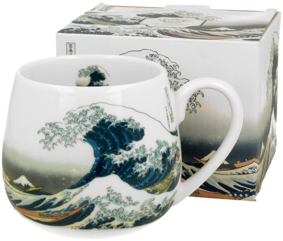 DUO ART GALLERY Fassbecher 430 ml THE GREAT WAVE New Bone China Porzellan Bild 1