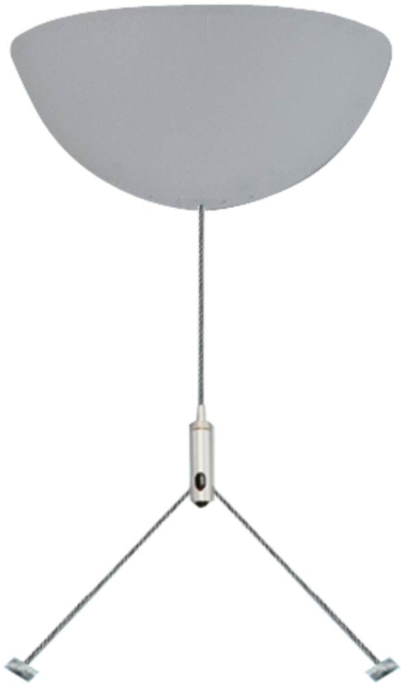 Ridi Leuchten 0202896SI ZSPT2ZH 295 Balda.+SP. 1,5M-SI Seilpendel Bild 1