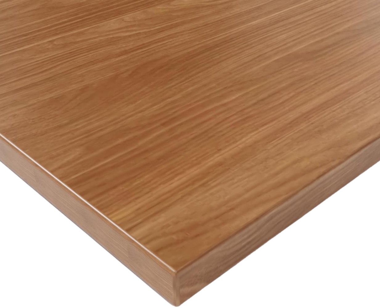 Bisley Tischplatte 120x60 cm in Walnuss, Schreibtischplatte aus Holz, Holzplatte, Spanplatte kratzfest beschichtet mit ABS-Kante für DIY Homeoffice Schreibtisch & mehr, DT25-1206-008 Bild 1