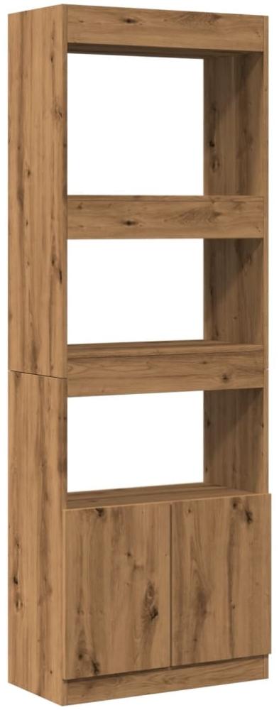 vidaXL Highboard Artisan-Eiche 63x33x180 cm Holzwerkstoff 3309608 Bild 1