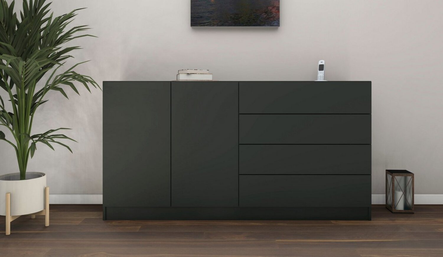 borchardt Möbel Sideboard Vaasa, Breite 152 cm Bild 1