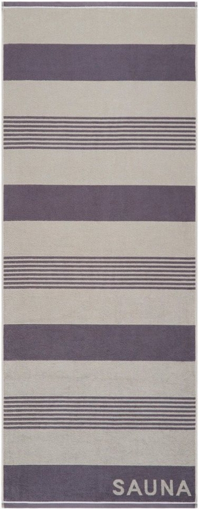 Egeria Saunatuch Bob, Walkfrottee (1-St), 75x200 cm im Streifendessin, reine Baumwolle Bild 1
