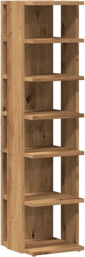 vidaXL Schuhschrank Artisan-Eiche 28x27x102 cm Holzwerkstoff 856666 Bild 1