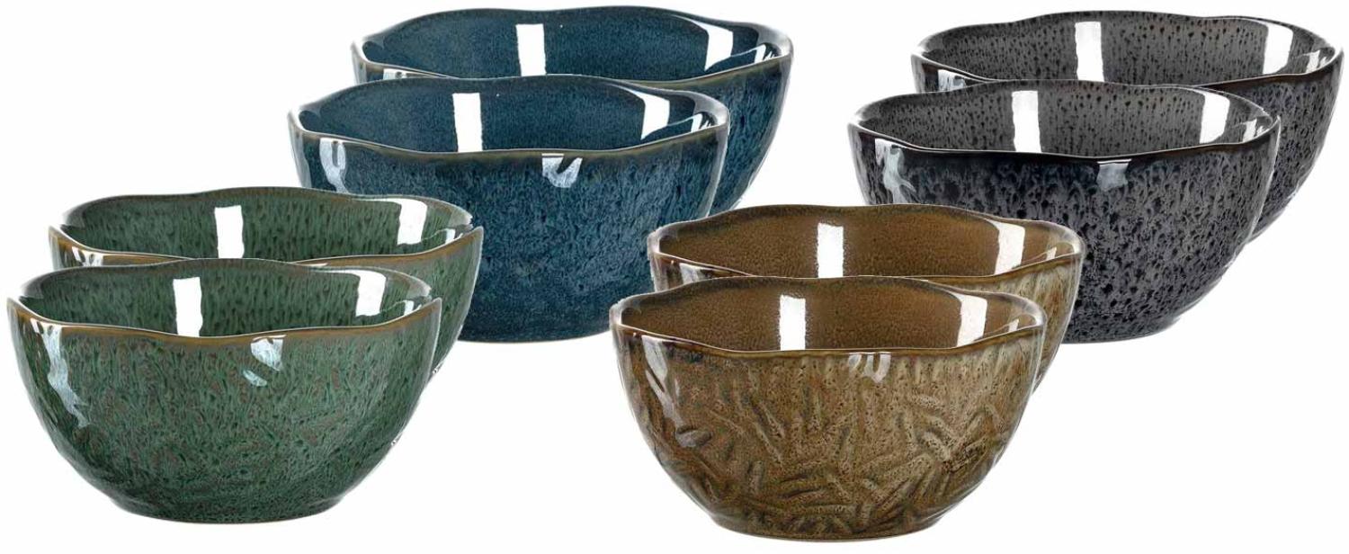 Leonardo MATERA Keramikschalen 12cm 8er Set gemischt - A Bild 1