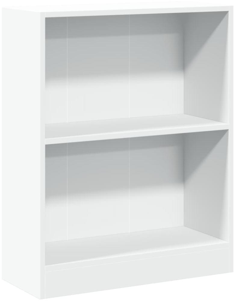 vidaXL Bücherregal Weiß 60x24x76 cm Holzwerkstoff 800855 Bild 1