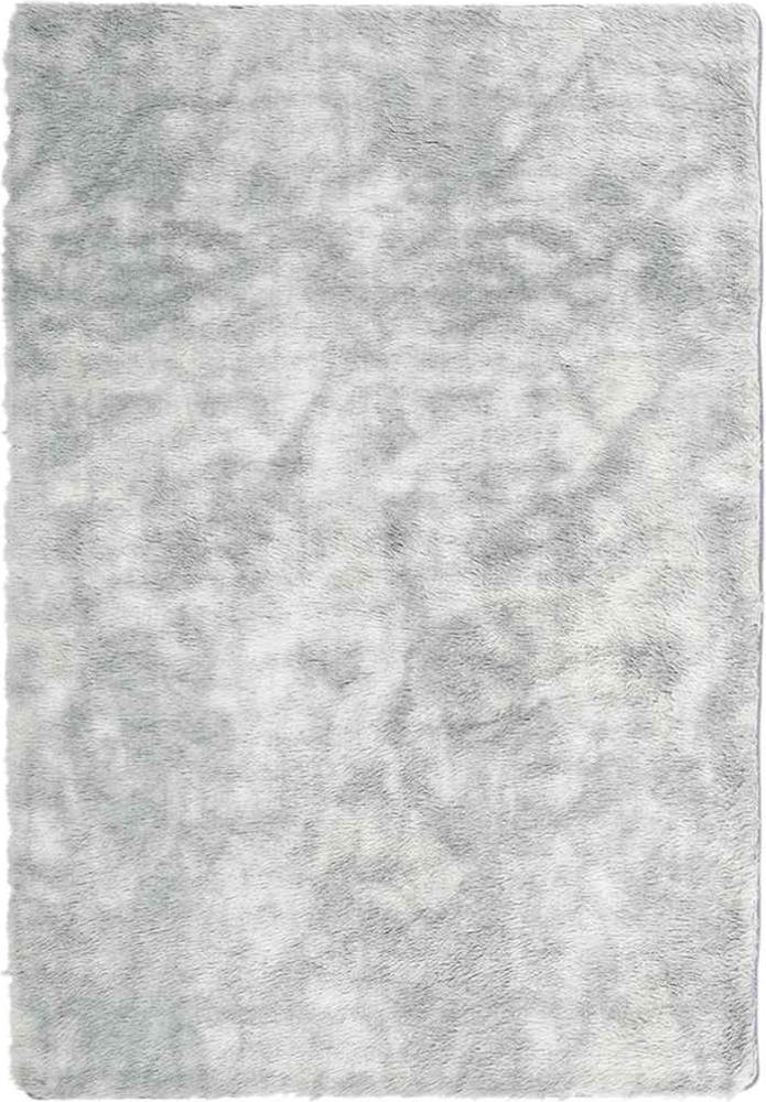 vidaXL Teppich Shaggy Hochflor NAVARRA Hellgrau 200x290 cm Polyester 4102850 Bild 1