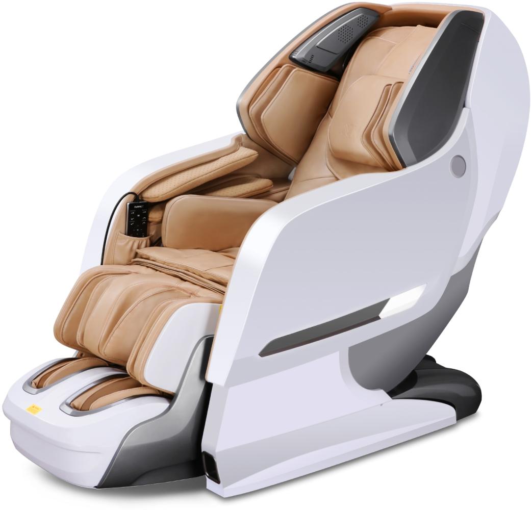 Naipo Massagesessel Shiatsu Massage Stuhl Zero Gravity für Ganzkörper, mit Heizung, SL Track, Klopfen, Kneten, Luft-Massage-System, Bluetooth 3D Surround Sound Musik - MGC-8600WK Bild 1