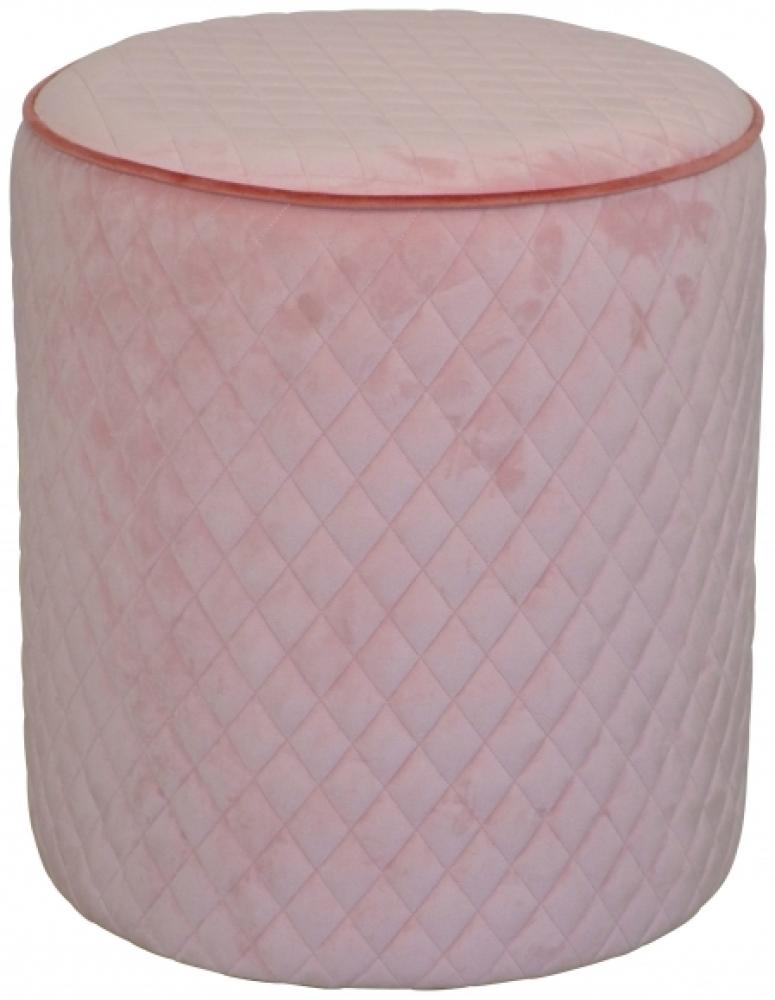 Sitzhocker/-pouf "Anika" rose Bild 1