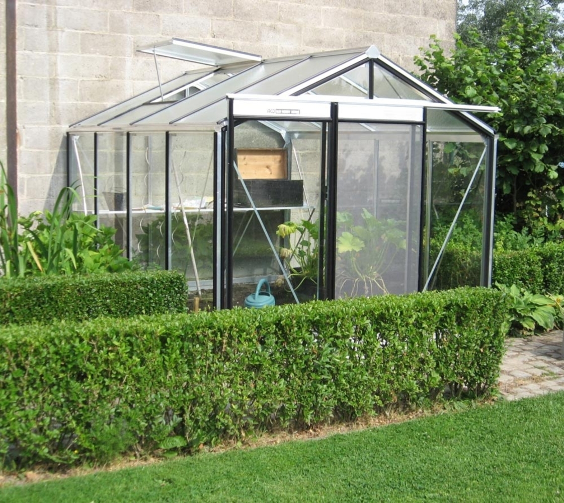 ACD Glas Gewächshaus R209H-Alu | Silber | Bild 1
