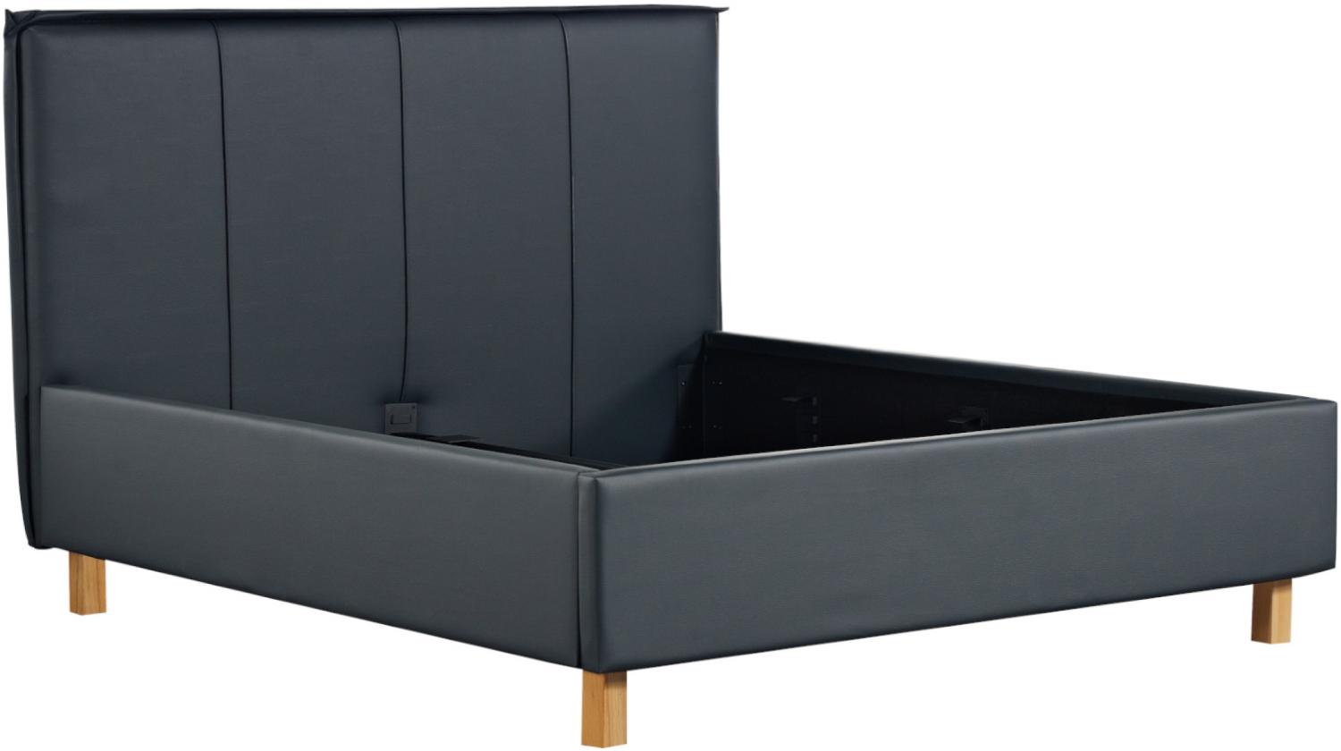 Bed Box Polsterbettrahmen Bremen mit hohem Kopfteil 200x210 cm Bild 1