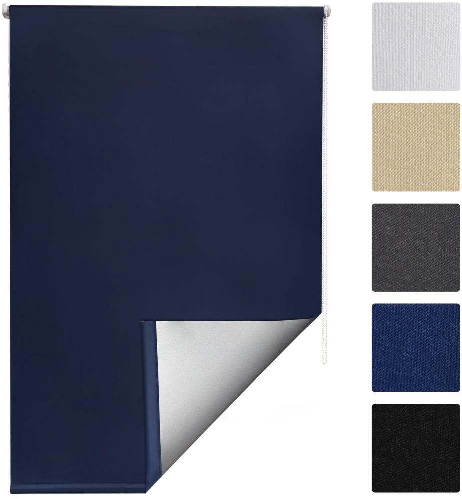 Sol Royal Thermorollo SolReflect T42 für Fenster & Türen Dunkelblau, 160 x 80 x 3.1 cm Bild 1