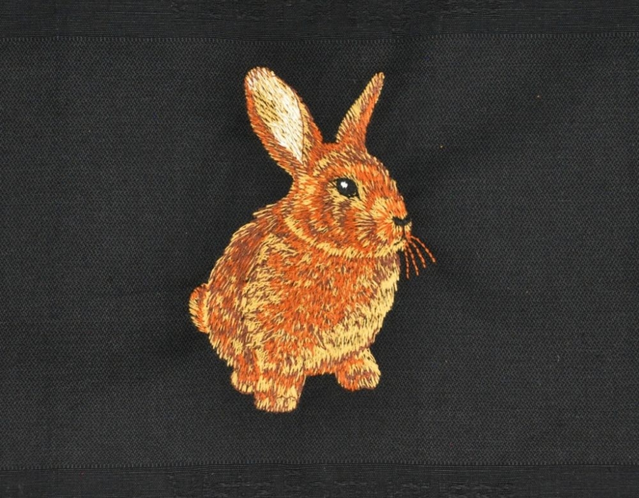 Vista Portuguese Geschirrtuch schwarz Kaninchen Bild 1