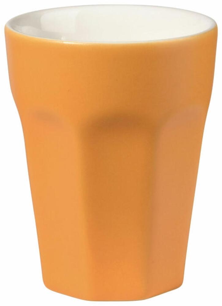 ASA Selection ti amo colore Becher Espresso, Espressobecher, Kaffeetasse, Tasse, Steingut, Mango, 100 ml, 5079225 Bild 1