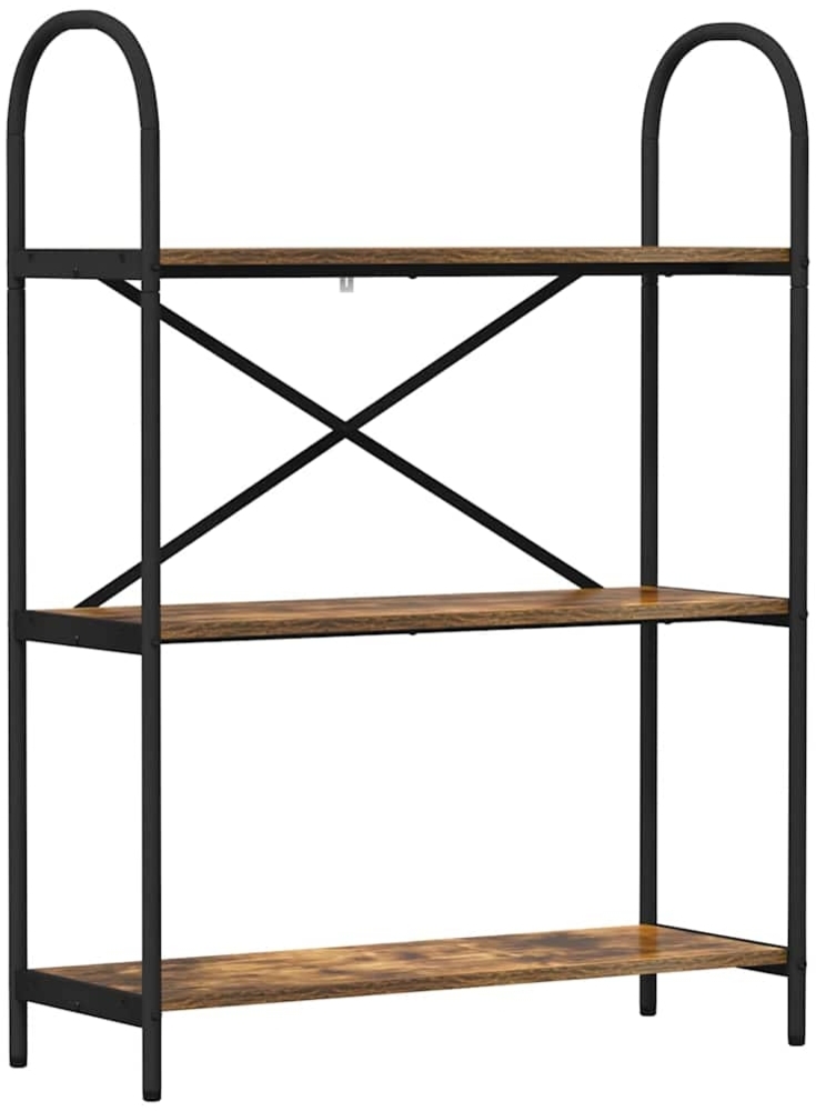 vidaXL Regal Räuchereiche 80 x 30 x 109 cm Holzwerkstoff 879901 Bild 1