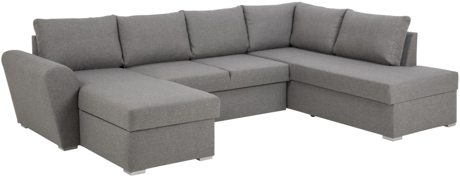 Schlafsofa Stan links Lichtgrau Bild 1