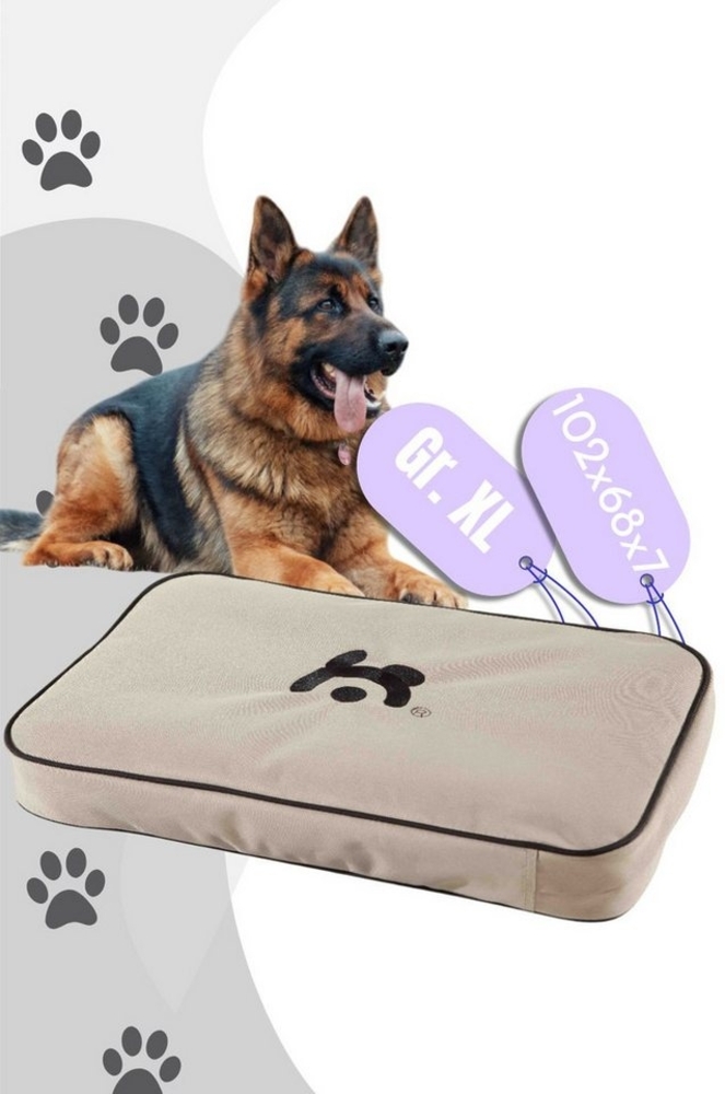 Maelson Lounge Mat für Soft Kennel / Hundekissen - Beige XL (102x68) Bild 1