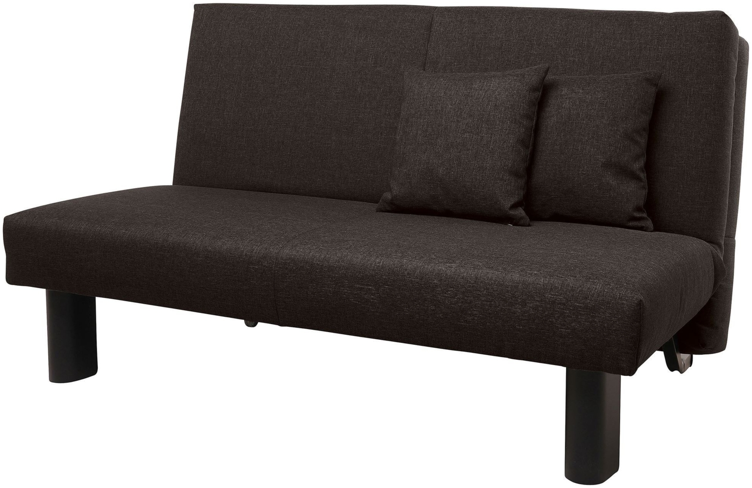 Faltsofa Kalomira Bezug Flachgewebe Metall schwarz / schoko 21512 Bild 1