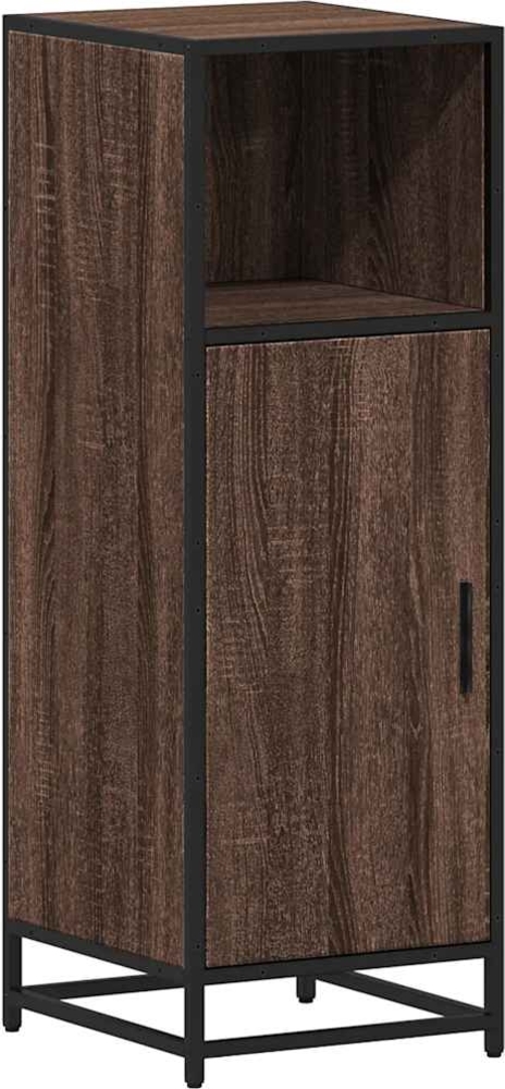 vidaXL Badschrank Braun Eichen-Optik 35x37,5x100 cm Holzwerkstoff 849243 Bild 1