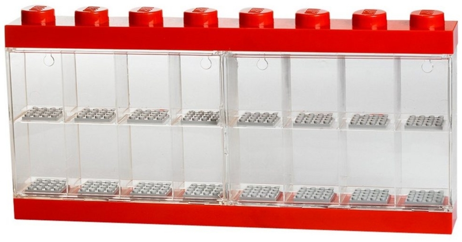 Room Copenhagen LEGO 'Minifiguren Display Case 16' Aufbewahrungsbox rot Bild 1