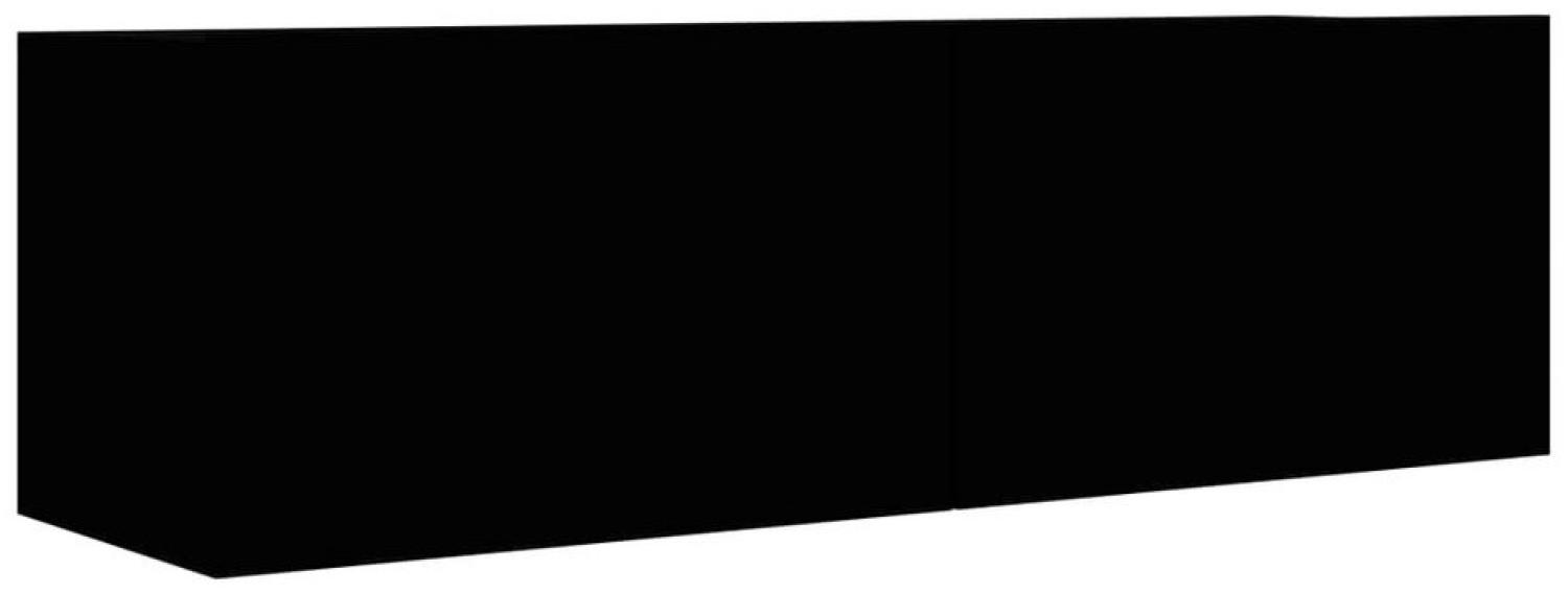 DOTMALL TV-Schrank TV-Schrank Schwarz 100x30x30 cm Holzwerkstoff Bild 1