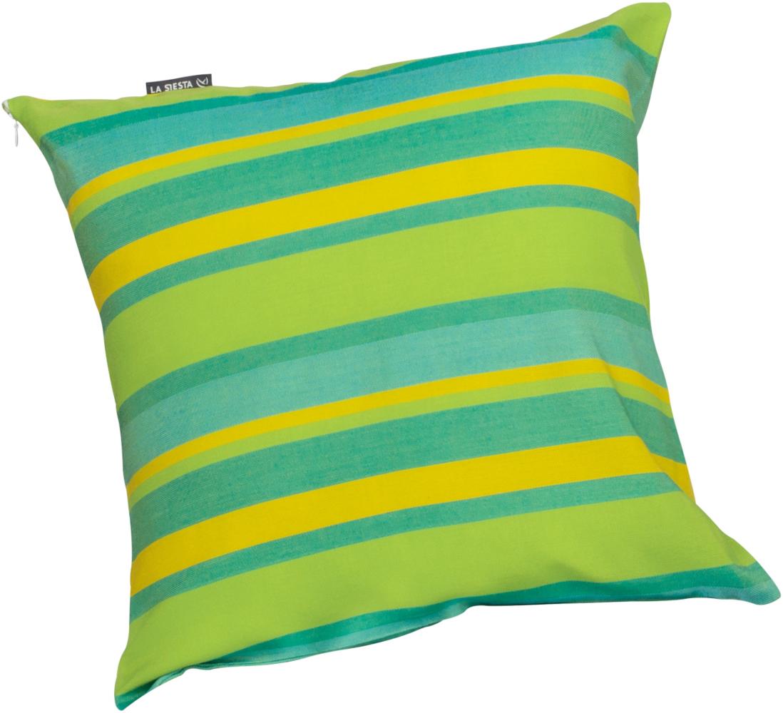 La Siesta Kissenbezug Amante 50x50 cm 8 Farben zur Auswahl lime Bild 1