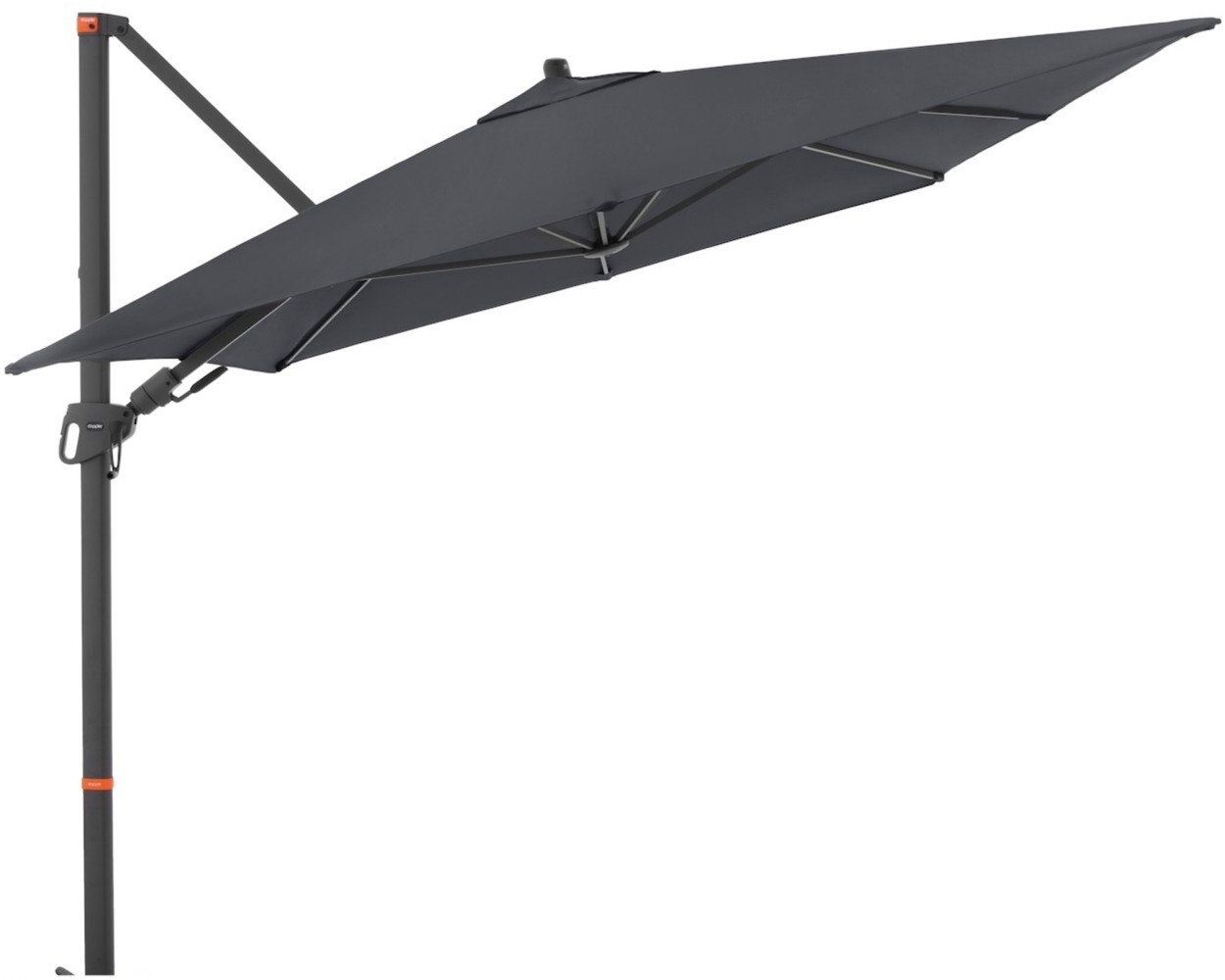 Doppler myZone Pendelschirm Side 280x280 cm Sonnenschirm 6 Farben Ampelschirm 455279 840 Anthrazit Bild 1