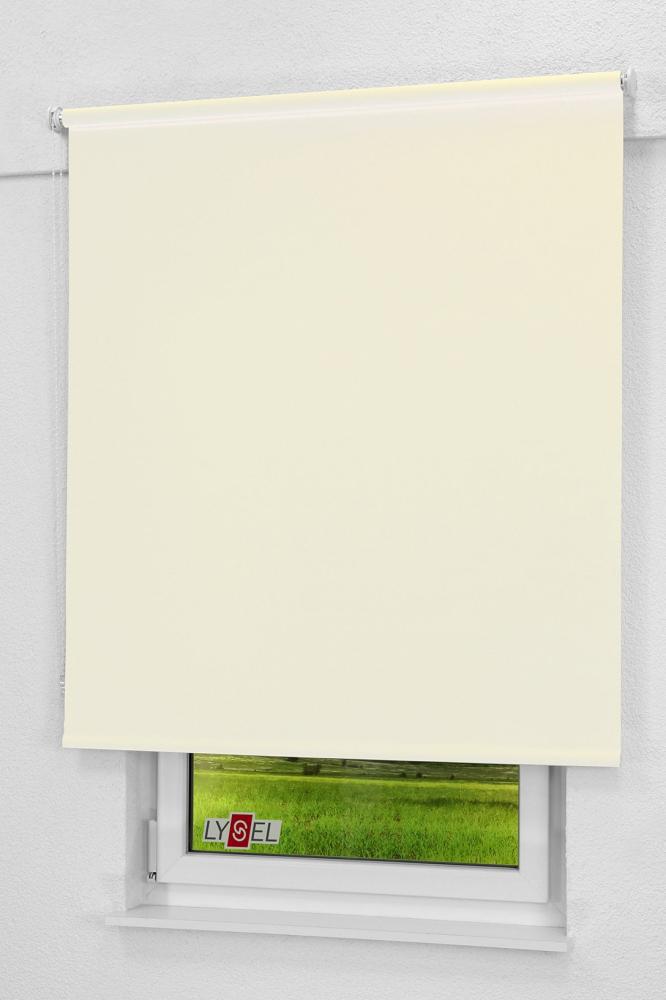 Lysel - Qualitätsrollo Tageslicht hellelfenbein, (B x H) 43cm x 275cm in beige/hellelfenbein Bild 1