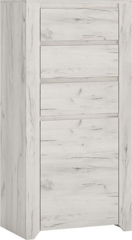 Highboard, weiß Eiche, AMANTEA-129 Bild 1