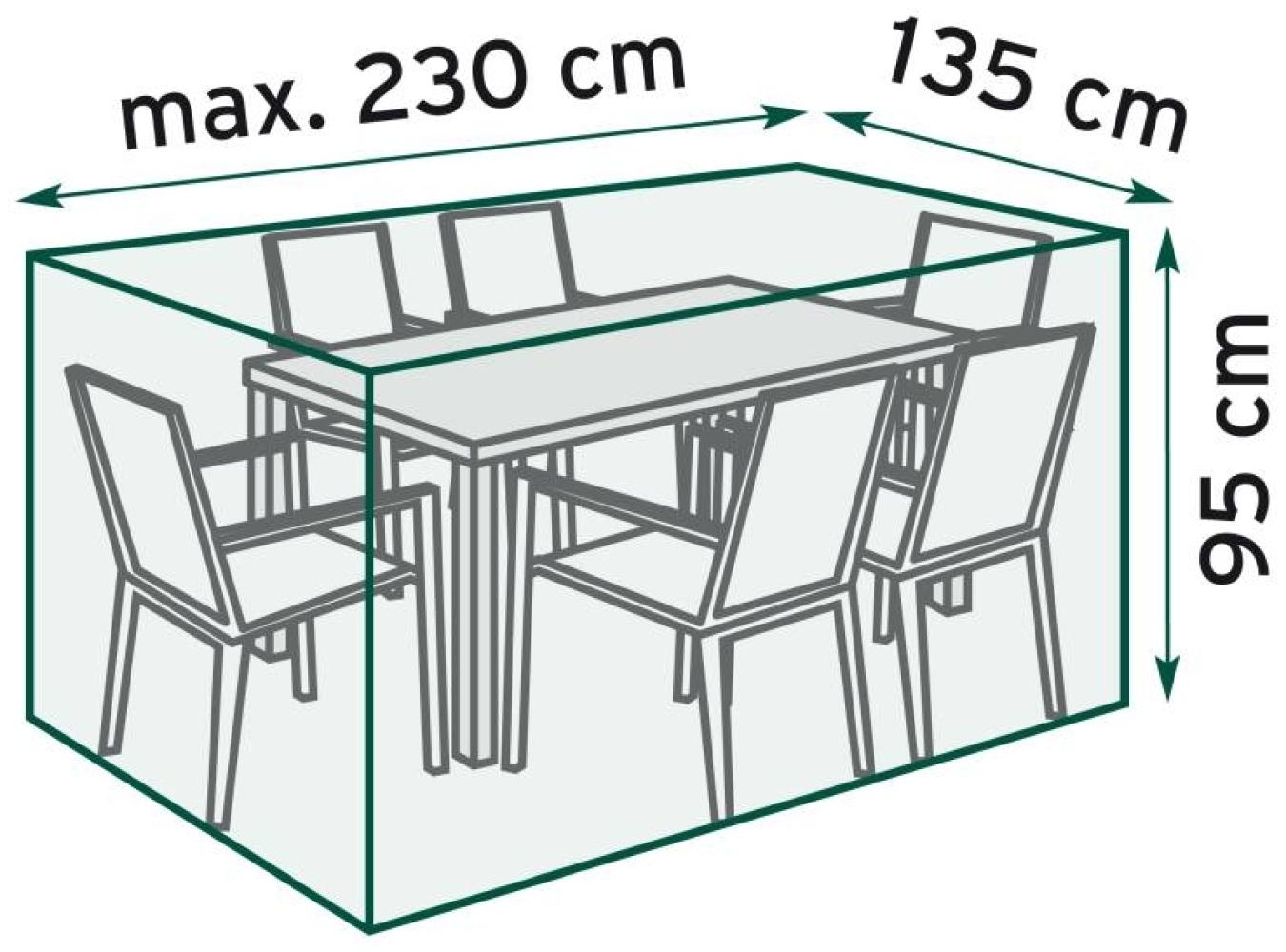 TrendLine Schutzhülle Exclusive Sitzgruppen 230x135x95 cm Abdeckung Gartenmöbel Bild 1