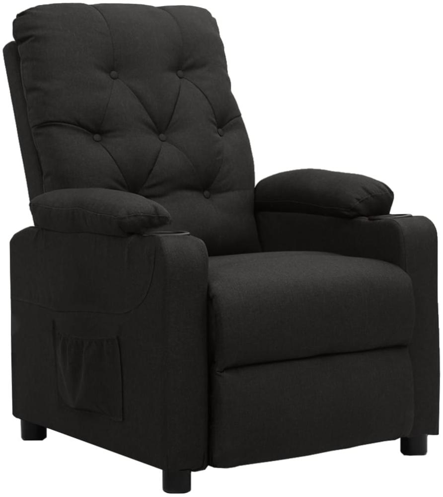 vidaXL Relaxsessel Schwarz Stoff 339104 Bild 1