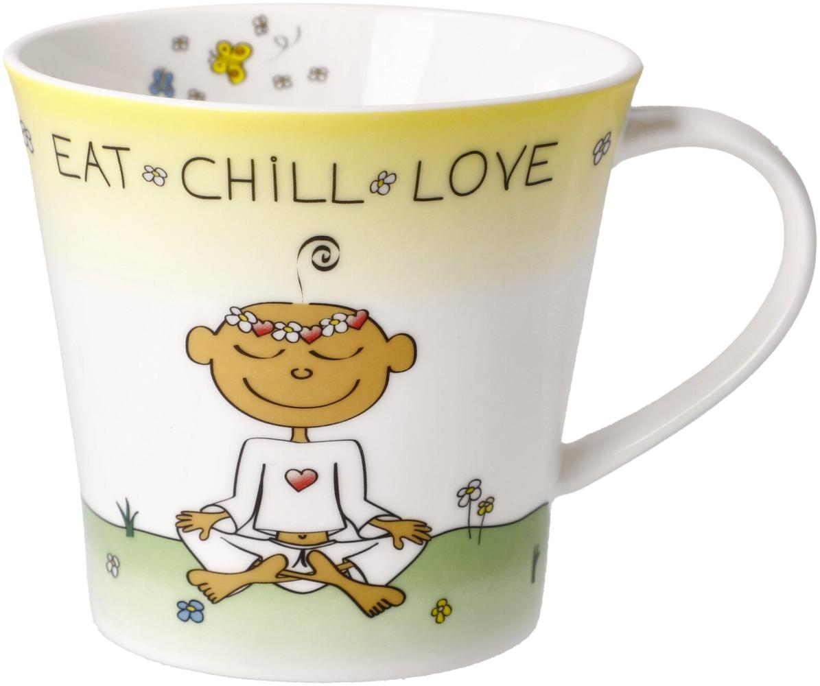 Goebel Der kleine Yogi® Wohnaccessoires KY FB CTM Eat Chill Love 54103021 Neuheit 2022 Bild 1