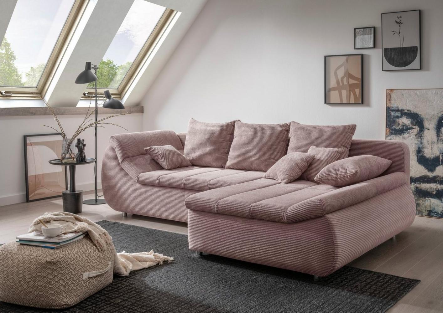 INOSIGN Ecksofa Imola L-Form, wahlweise mit Bettfunktion Bild 1