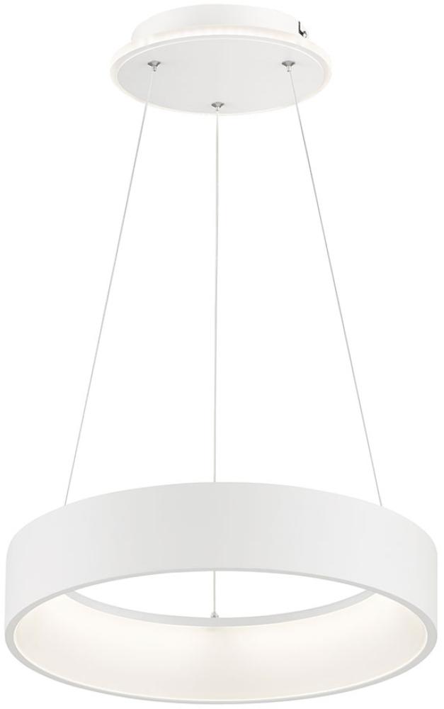 LED Hängeleuchte, dimmbar, Höhenverstellbar, weiß, D 45 cm Bild 1