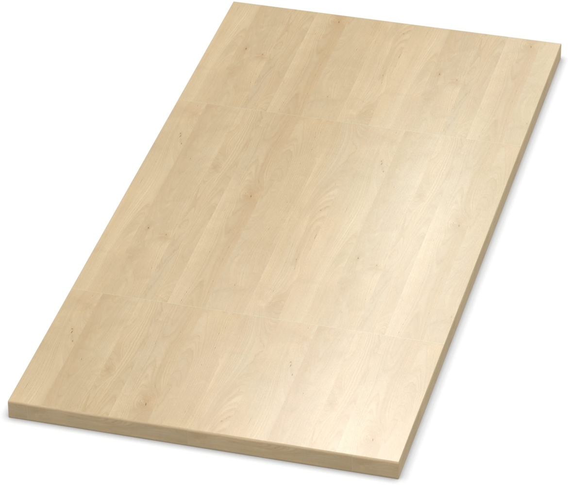 AUPROTEC Tischplatte 19mm Mandal Ahorn Natur 900 x 800 mm Holzplatte Dekor Spanplatte mit Umleimer ABS Kante Auswahl: 90 x 80 cm Bild 1