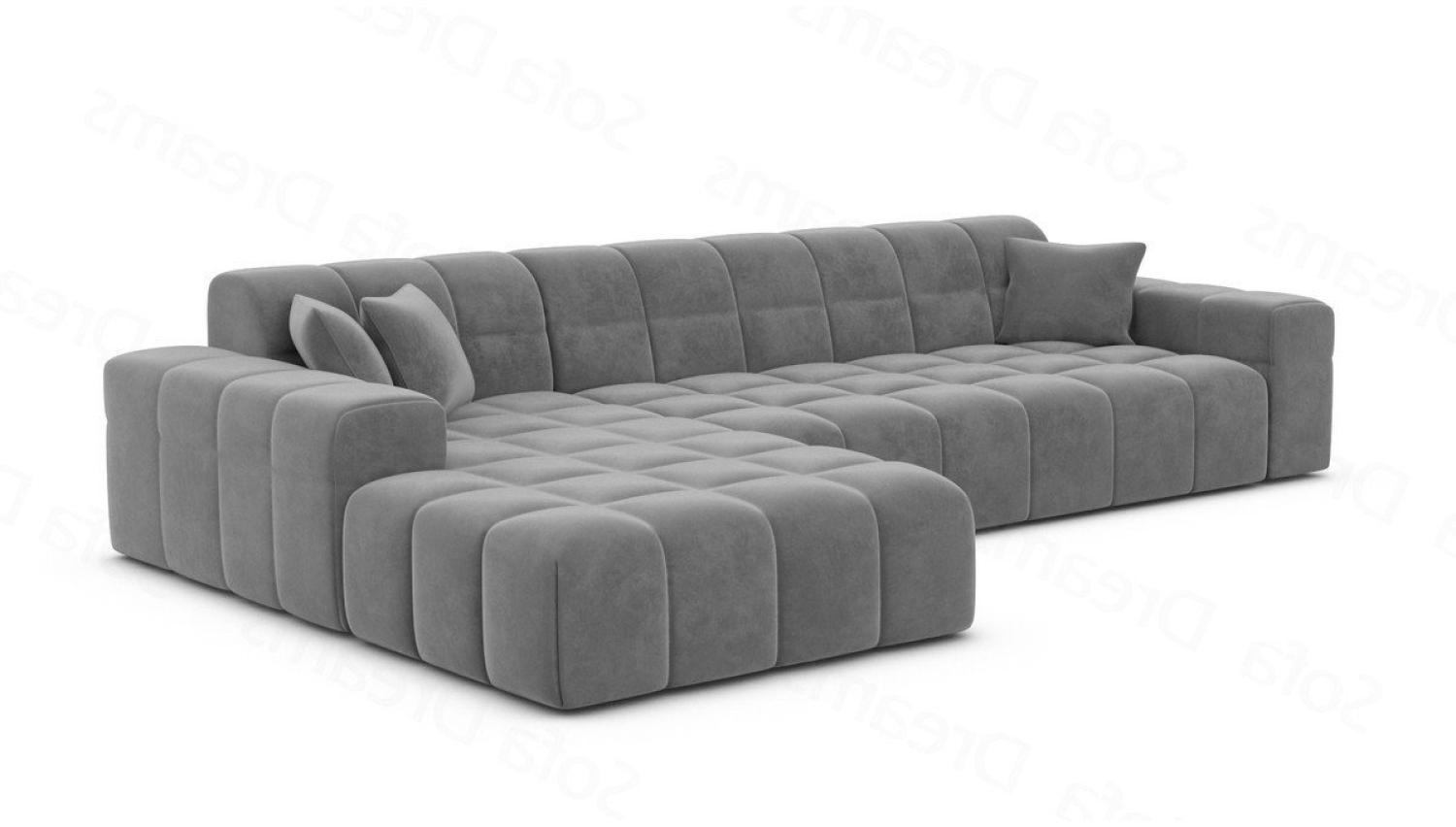 Sofa Dreams Ecksofa Stoffsofa Ibiza L Form kurz Stoff Modern Eckcouch Sofa Polstersofa, Loungesofa Bild 1