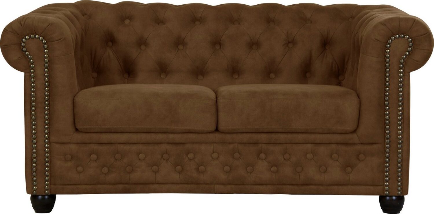 Home affaire Chesterfield-Sofa Rysum, Chesterfield-Optik, in 2 Bezugsqualitäten Bild 1