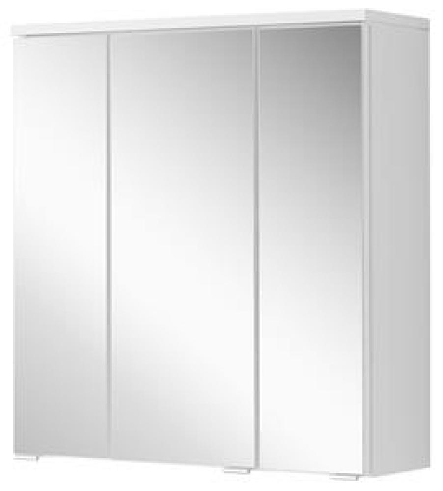 Spiegelschrank >Porta< in Weiß - 60x54x20cm (BxHxT) Bild 1