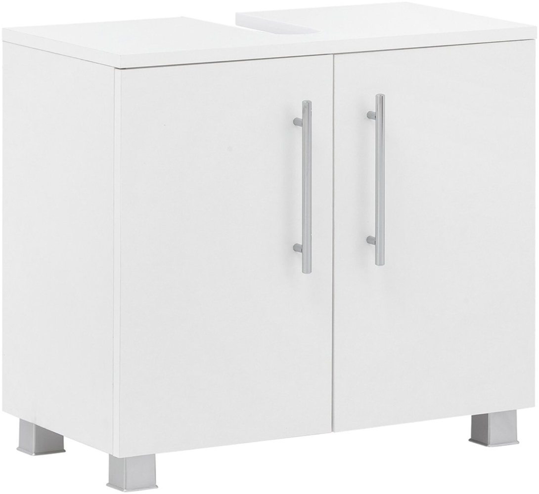 BadeDu CHER Waschbeckenunterschrank 61 cm breit, Weiß Bild 1