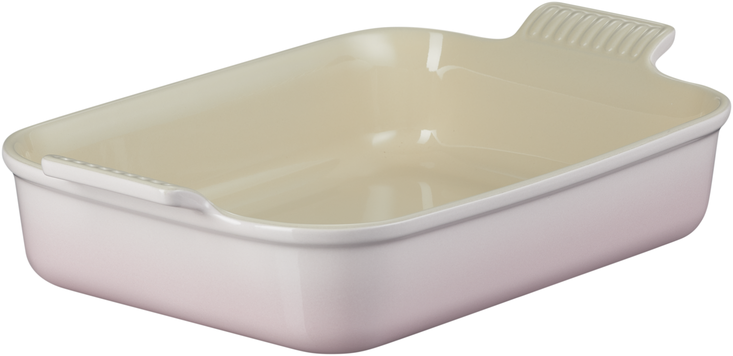 Le Creuset AUFLAUFFORM TRADITION 32 CM SHELL PINK Bild 1