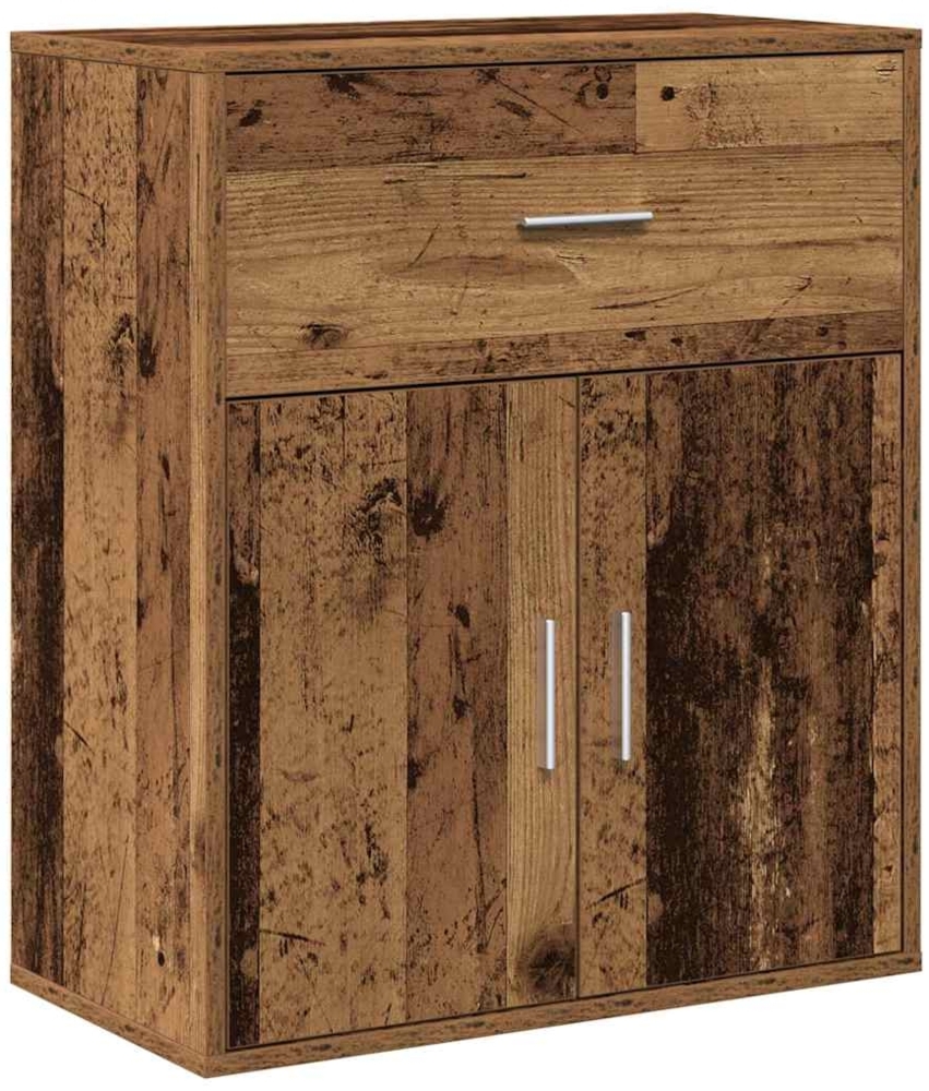 vidaXL Sideboard mit Schubladen Altholz 60 x 31 x 70 cm Holzwerkstoff 871395 Bild 1
