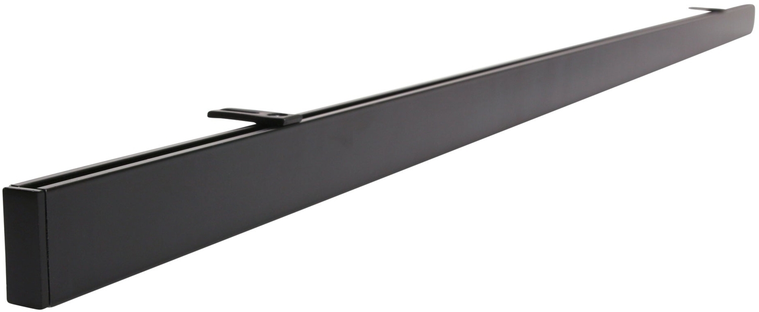 Deco-Raum Gardinenstange Innenlauf eckig, 1-läufig, Wunschmaßlänge, kürzbar, Deckenträger, Geschraubt, Metall Bild 1
