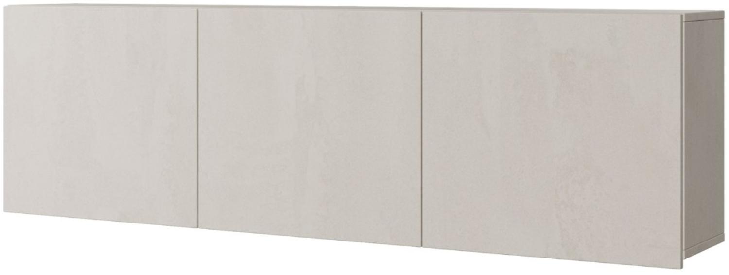 Hängeschrank Wandschrank Teen Flex 150x27x45cm betonfarben 3-türig Bild 1