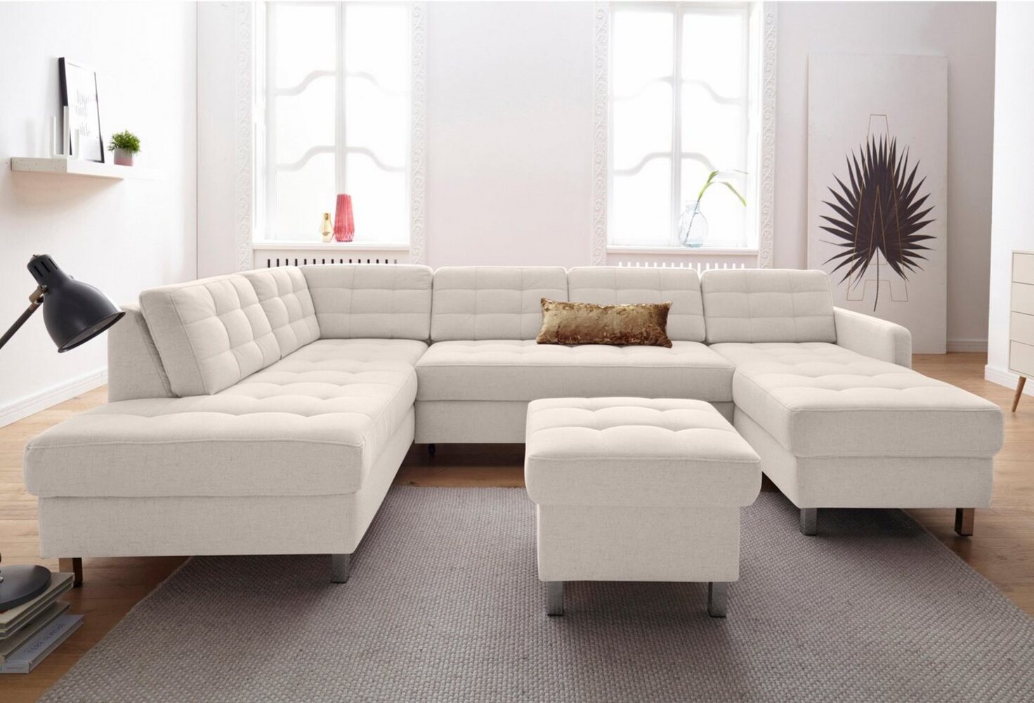 sit&more Wohnlandschaft Picasso U-Form, wahlweise mit Bettfunktion und Bettkasten Bild 1