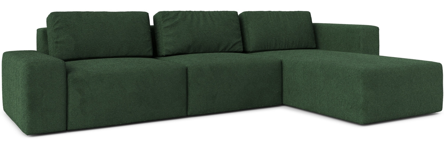 AX LIVING Couch XXL L Form Arkleton Eckcouch Dunkel Grün 360cm Stil R Bild 1