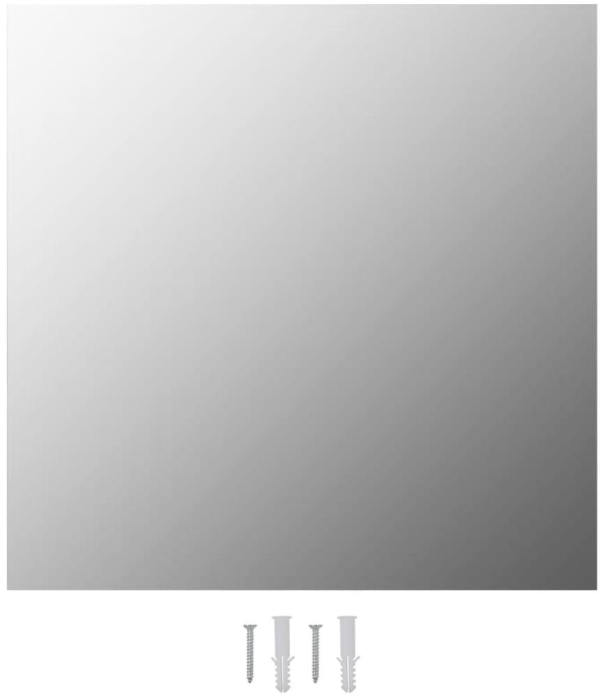 vidaXL Wandspiegel 50 x 50 cm Quadratisch Glas 245698 Bild 1