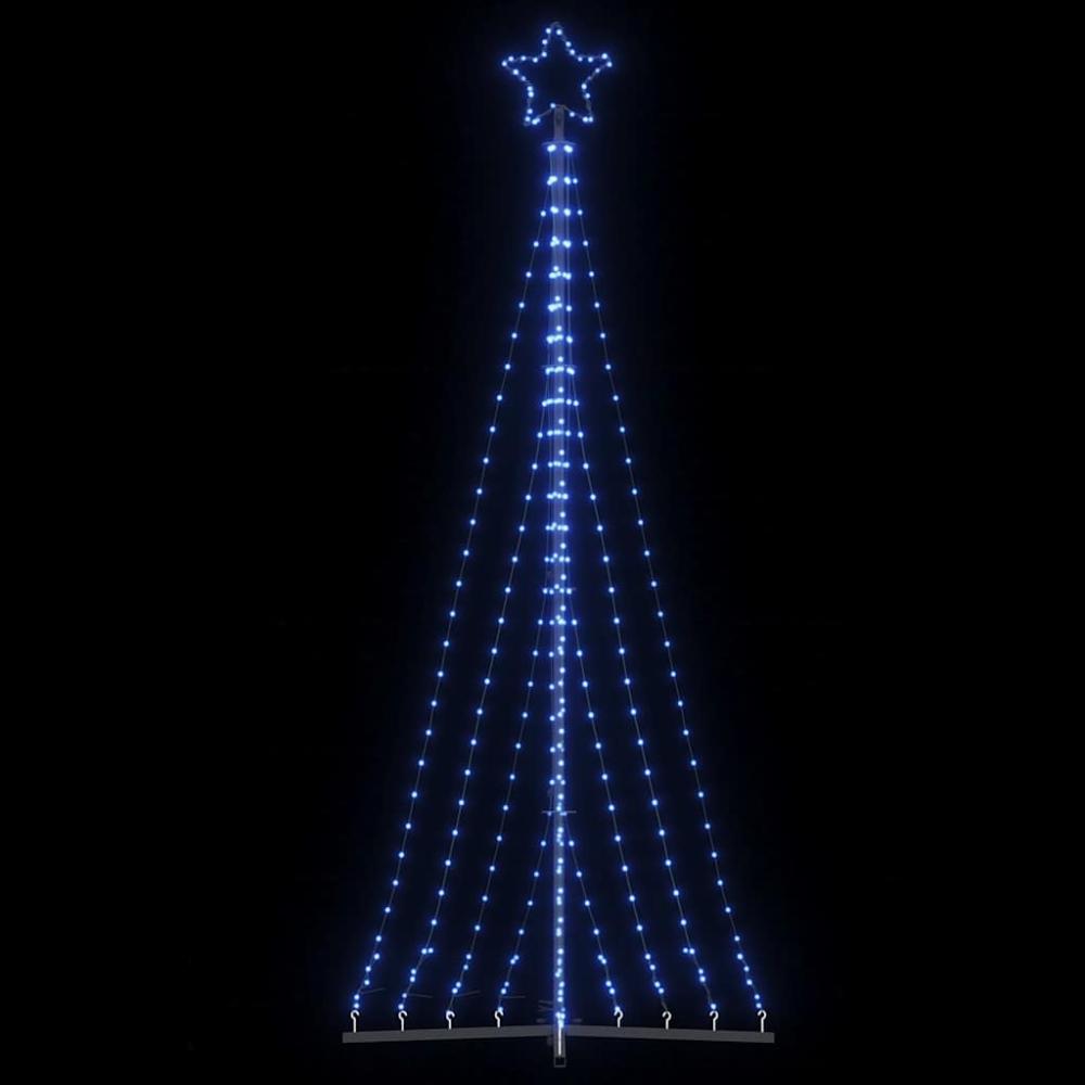 vidaXL Weihnachtsbaum-Beleuchtung 447 LEDs Blau 249 cm 4016434 Bild 1