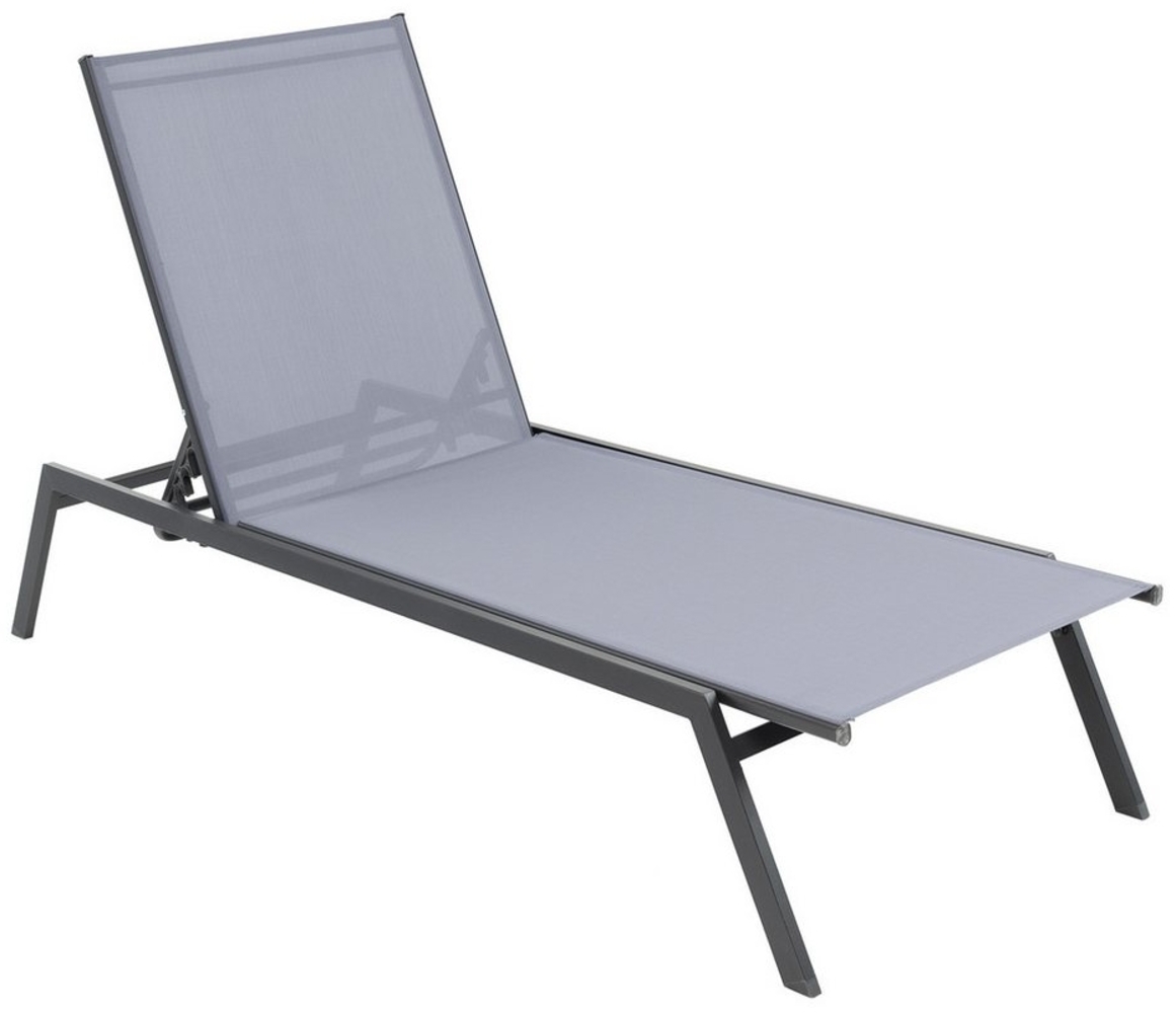 COSTWAY Gartenliege, Sonnenliege mit 6 stufiger verstellbarer Rückenlehne Bild 1