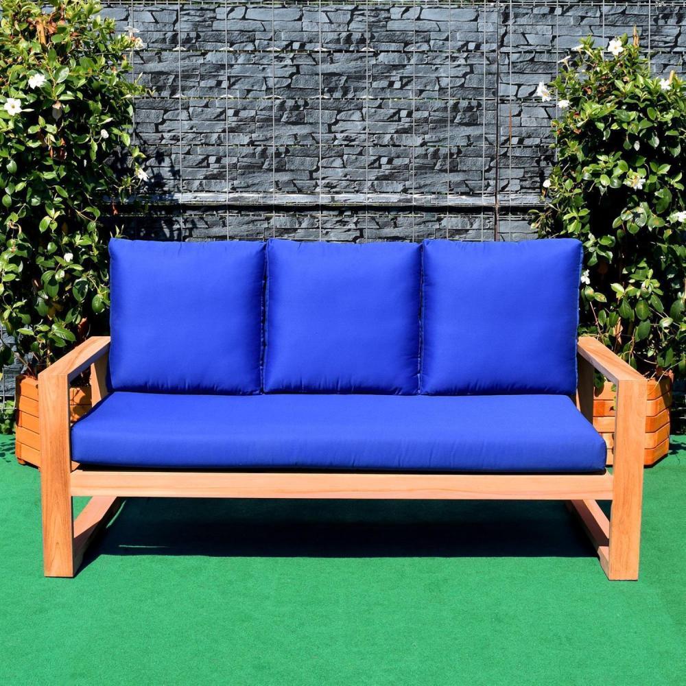 Sitzpolster 162cm x 69cm für Gartensofa Treviso TB-1067 Rot Bild 1